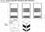 Pompa ciepła HPR Deluxe WYMIARY - No Limits Energy Łukasz Wolski