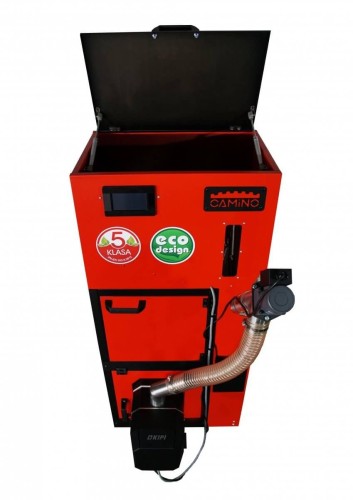 Camino 4 Slim 20kw + ecoMAX 920 - żeliwny kocioł na pellet - No Limits Energy Łukasz Wolski