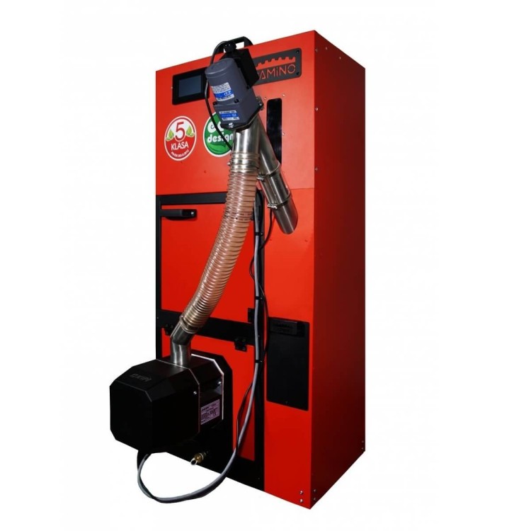 Camino 4 Slim 10kw + ecoMAX 920 - żeliwny kocioł na pellet - No Limits Energy Łukasz Wolski