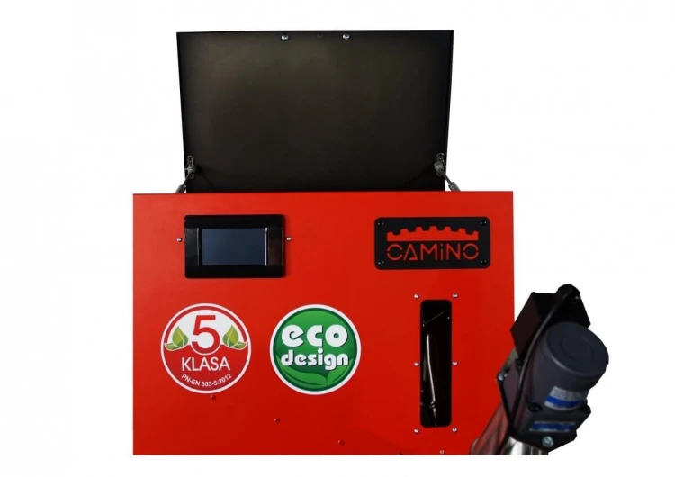 Camino 4 Slim 10kw + ecoMAX 920 - żeliwny kocioł na pellet - No Limits Energy Łukasz Wolski