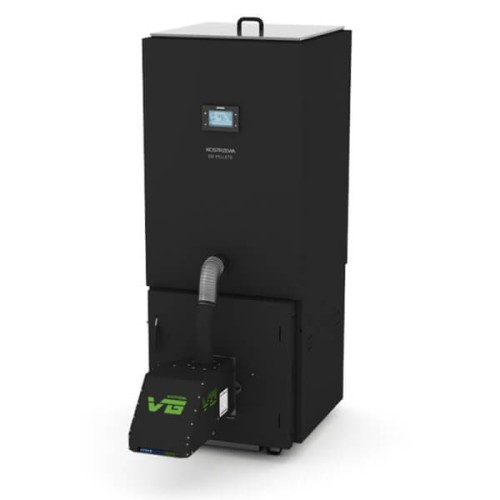 EEI Pellets 21 kW zainstalowany w domowej kotłowni - No Limits Energy Łukasz Wolski