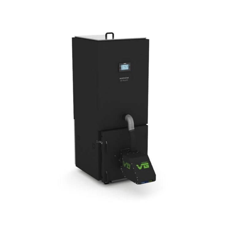 EEI Pellets 21 kW zainstalowany w domowej kotłowni - No Limits Energy Łukasz Wolski