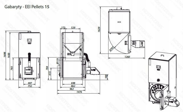 wymiary_kostrzewa_eei_pellets_15kw - No Limits Energy Łukasz Wolski