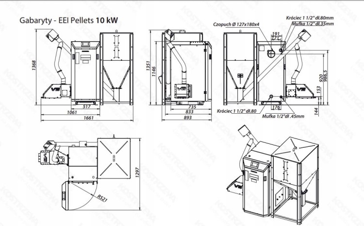 wymiary_kostrzewa_eei_pellets_10kw - No Limits Energy Łukasz Wolski
