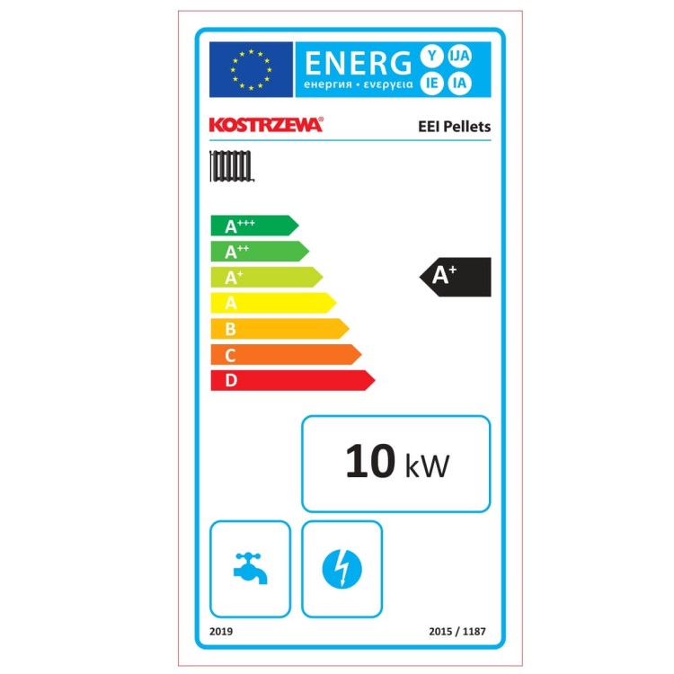 etykieta energetyczna eei pellets 10kw - No Limits Energy Łukasz Wolski