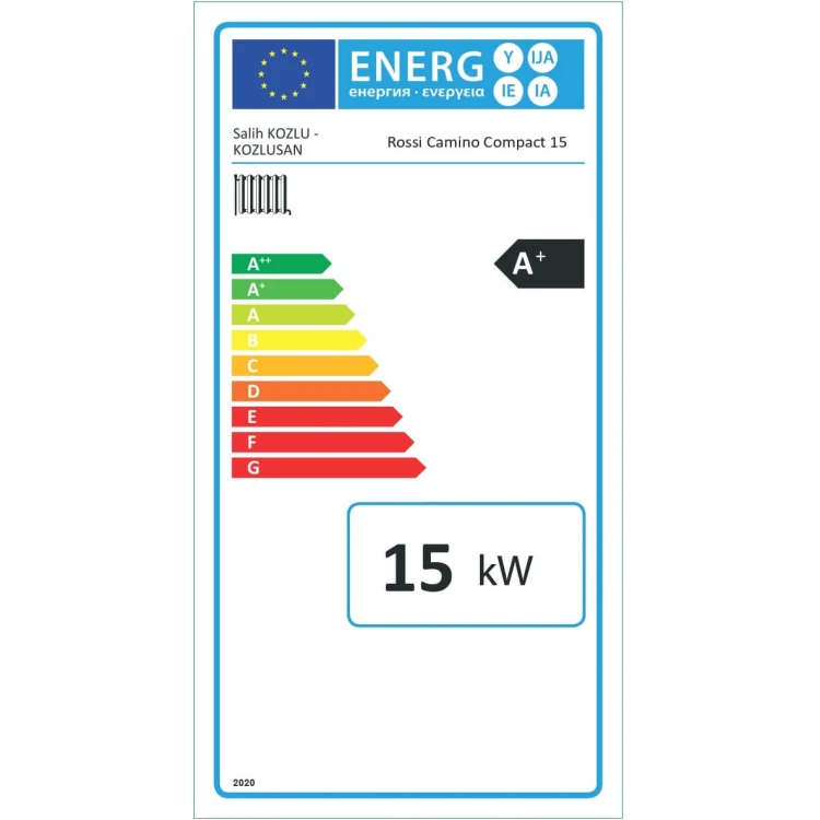 Lidia Compact Mini 15 kW etykieta energetyczna - No Limits Energy Łukasz Wolski