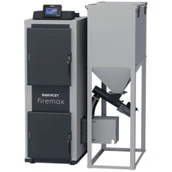 Kocioł na pellet Rakoczy Firemax Standard 25 kW (6,95–25,12 kW), zasobnik 190 l
