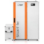 Kocioł na pellet HKS Lazar SmartFire Compact 11 kW z pojemnikiem automatycznego odpopielania, wyposażenie dodatkowe. Materiał producenta