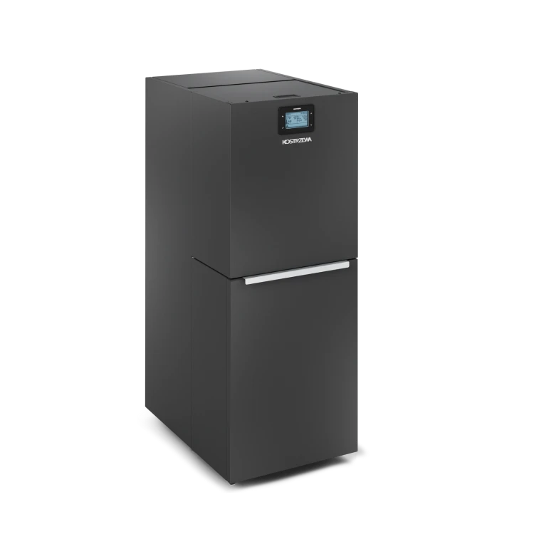 Kocioł na pellet Kostrzewa Mini Bio 8 kW z grzałką elektryczną 2 kW