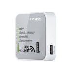 Moduł internetowy ecoNET300 w białej obudowie z czterema kontrolkami i gniazdem USB. Zdjęcie producenta