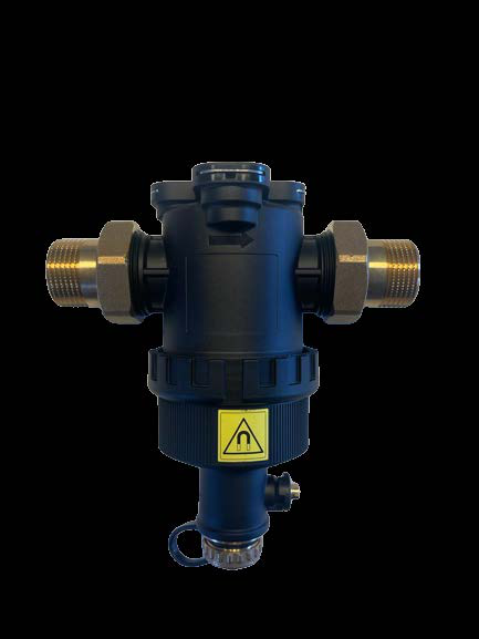 Filtr magnetyczny, separator zanieczyszczeń SZRG54 DN25 z przyłączami G 1 1/4". Zdjęcie producenta