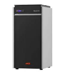 Kocioł na pellet MCZ Selecta HQ 15 (14,5 kW, 4,2–14,5 kW), zasobnik 72 l, do małej kotłowni