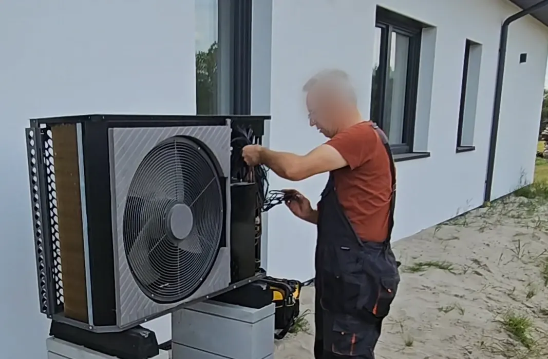 Serwis pompy ciepła — realizacja No Limits Energy