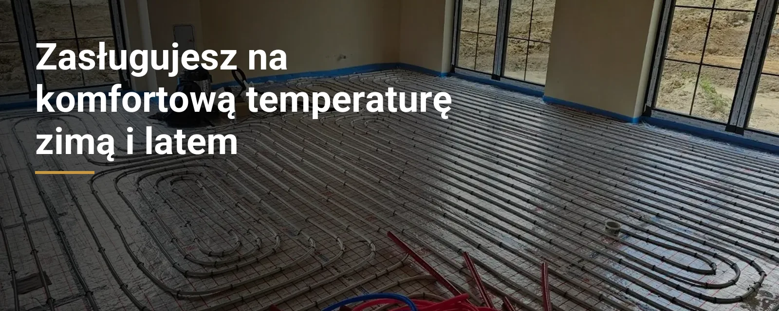 Zasługujesz na komfortową temperaturę zimą i latem. Pompa ciepła przy domu jednorodzinnym, montaż No Limits Energy.