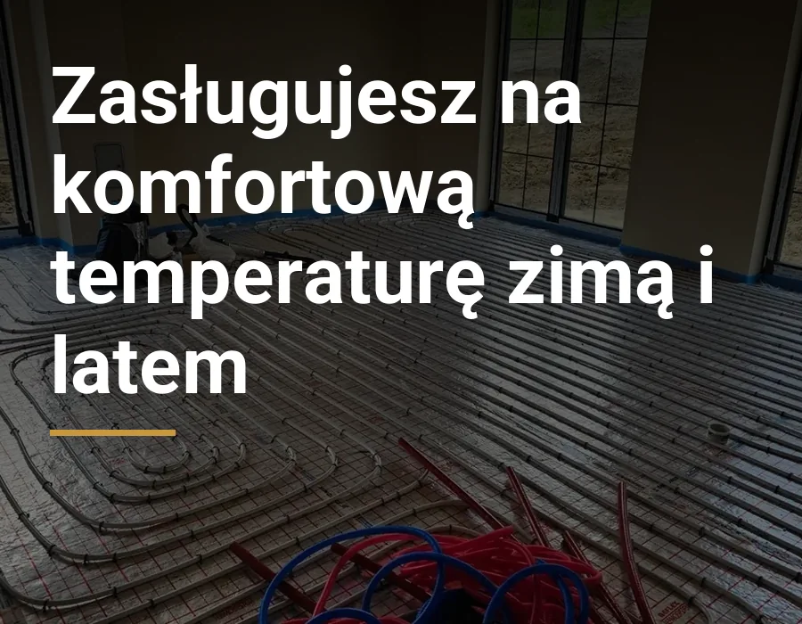 Zasługujesz na komfortową temperaturę zimą i latem. Pompa ciepła przy domu jednorodzinnym, montaż No Limits Energy.